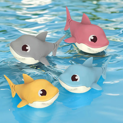 Cartoon Shark Baby Bath Toy – Wind-Up Water Play Toy for Summer