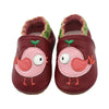 Baby First Walker Moccasins Soft Leather Unisex Newborn to 24 Months Anti-Slip Cowhide Sole