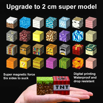 32-64PCS Magnetic Blocks – Build Scene Architectural Set for Boys and Girls Aged 3+, Construction DIY Educational Toy