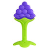 Baby Silicone Training Toothbrush - BPA Free Banana Shape Teether Chew Toy and Teething Ring for Infants