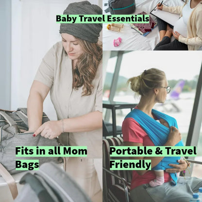 Travel Baby Bottle Cleaning Kit - Retractable Silicone Brush Set for Teat, Straw & Breast Pump, Portable Cleaning