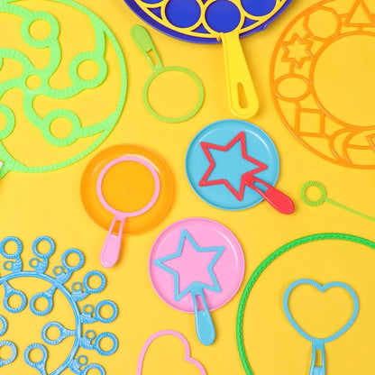 15/28-Piece Bubble Wand Set — Soap Bubble Blowers for Kids & Adults, Outdoor Party & Birthday Toy