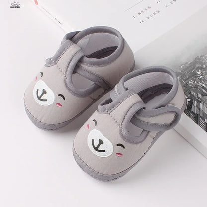 Newborn Cartoon Baby Shoes – Soft Sole First Walkers for Boys & Girls, Spring Autumn Toddler Shoes
