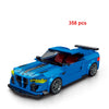 MOC Speed Racing Car Building Blocks Set — Small Studded Sports Car Garage Toy