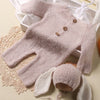 Ylsteed 2-Piece Set Knitted Newborn Rabbit Costume for Photo Shooting – Easter Baby Photography Props