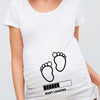 Women Pregnancy T-shirt It's A Girl Baby Print Pregnant Maternity T-shirts Funny Pregnant Women Summer Tees Tops