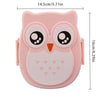 Portable Plastic Kids Bento Lunch Box with Cutlery