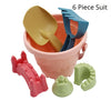 Beach Castle Bucket Sand Play Set With Scoop — Summer Sand Toy For Kids