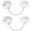 2/4/6-Pack Self-Adhesive Cabinet Locks with Keys — Baby Safety Locks for Fridge, Cabinets, Drawers, Doors & Appliances