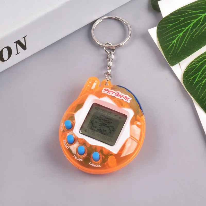 Transparent Electronic Pet Toy, 168 Pets in One Virtual Cyber Digital Toy, Nostalgic Pixel Play for Kids