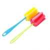 Bottle Brush Sponge Set, Durable Baby Pacifier & Nipple Cleaning Brushes, Handheld Soft Head Cleaning Tools for Cups