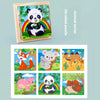 Six-Sided Painted Wooden Puzzle – 3D Traffic & Animal Building Blocks, Early Education Educational Toy for Kids