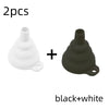 Mini Foldable Silicone Collapsible Funnel 7.5 cm (3.0 in) Portable for Fuel Beer Oil Kitchen