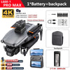 L600-1 Pro Max GPS Drone 4K HD Dual Camera with Screen 5G WiFi 360° Obstacle Avoidance Brushless RC Quadcopter