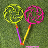 Multi-Style Bubble Blower Toys for Kids - Cute Flower & Heart Bubble Wands, 1-Pack Outdoor Bubble Blowing Tool