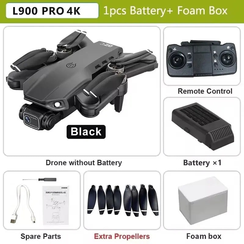 L900 Pro Max GPS Drone with 4K HD Dual Camera and 5G WiFi