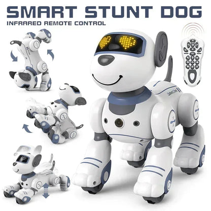 Smart RC Robot Dog Toy – Voice Remote Control Singing and Dancing Puppy for Kids
