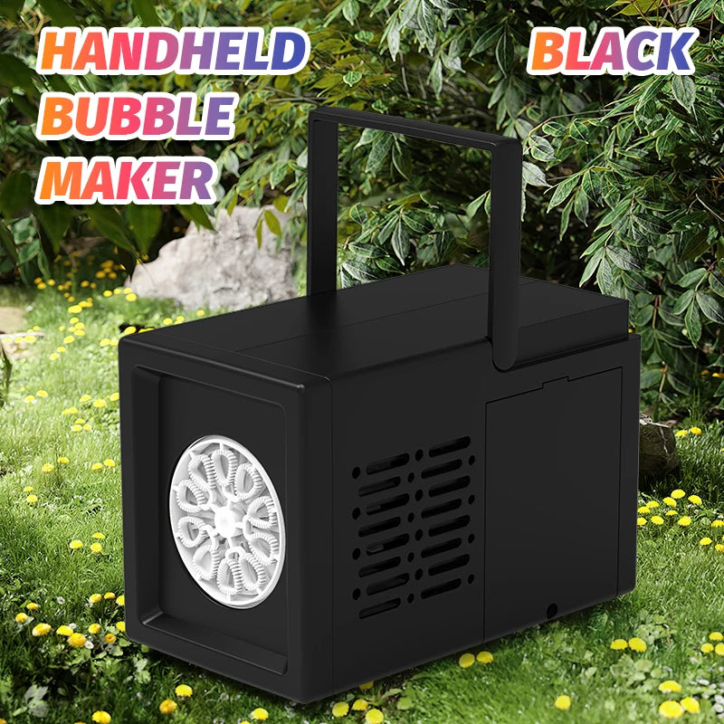 10-Hole Handheld Bubble Gun — Battery-Free Bubble Machine for Kids, Weddings & Outdoor Parties