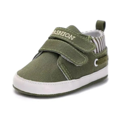 Meckior Baby Boy Sneakers Newborn Striped Soft Sole Casual Baby Shoes First Walker Toddler Crib Moccasins