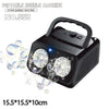 Handheld Electric Bubble Machine - Multi-Hole Automatic One-Click Bubble Blower for Parties & Outdoor Play