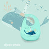 Waterproof Baby Bibs – Adjustable Soft Silicone Feeding Bibs for Boys & Girls, Cute Solid & Printed Designs - Kidzy Market
