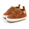 Meckior Baby Shoes Retro Leather Boy Girl Multicolor Toddler Rubber Sole Anti-Slip First Walkers Infant Shoes