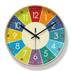 Solid Wood Square Hanging Clock with Triangular Shelf - Silent Multifunctional Decorative Wall Clock for Living Room