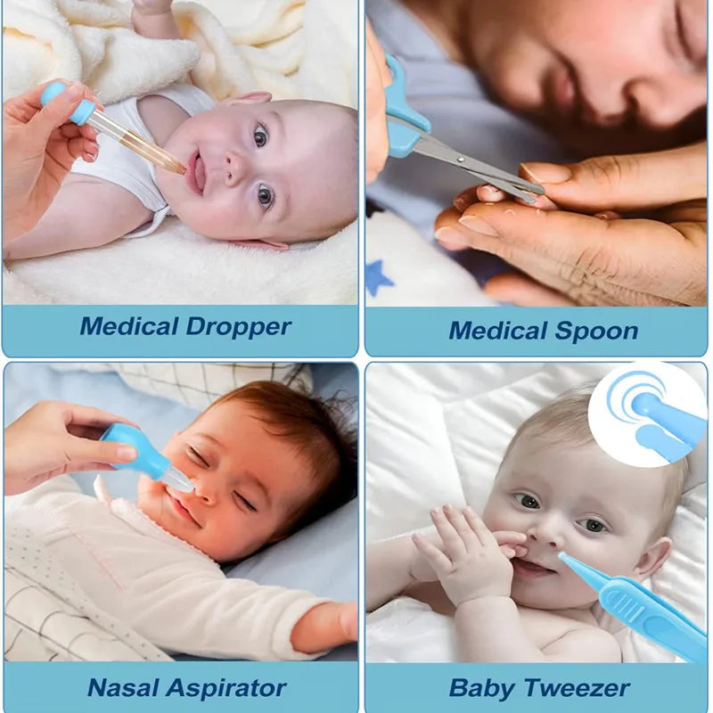 Baby Care Kit, Newborn Health Care Set, Multi-Functional Nail Clipper and Comb for Infants