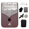 Chill Angels 34-Key Kalimba Thumb Piano C/B Note Ebony Wood Double Layer Keys Portable Professional Musical Instrument