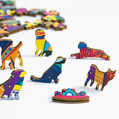 Elephant Wooden Puzzle – Irregular Animal Shapes for Adults Stress Relief and Gift