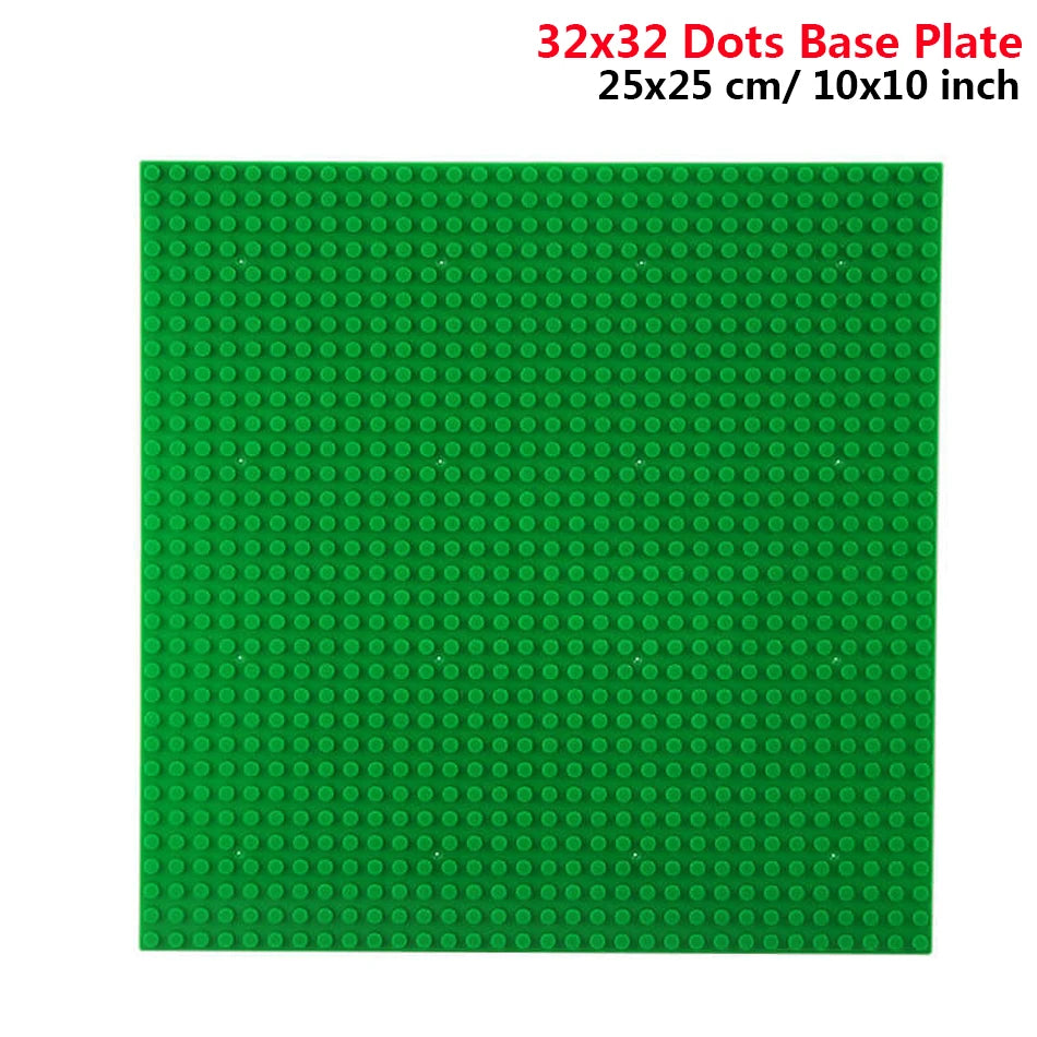 32x32 and 32x16 Dots Classic Building Blocks Base Plates – MOC DIY Small Bricks for City Figures and Kids Toys