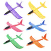 Large Foam Plane Glider 36 cm (14.17 in) and 48 cm (18.9 in) Hand Throw Airplane Outdoor Kids Toy Gift