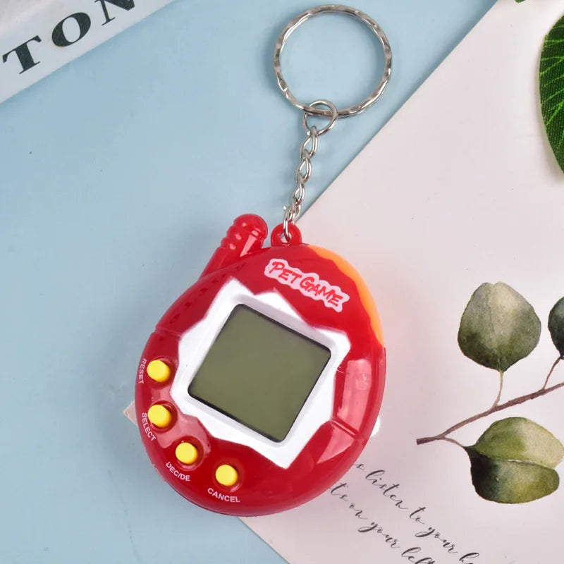 Transparent Electronic Pet Toy, 168 Pets in One Virtual Cyber Digital Toy, Nostalgic Pixel Play for Kids