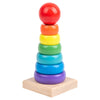 Montessori Wooden Shape Matching Building Blocks Toy for Toddlers Ages 2+ Early Learning Educational Puzzle