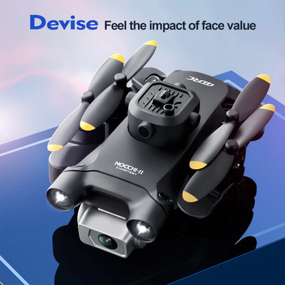 Mini V30 WiFi FPV Drone – Foldable RC Quadcopter with 4K HD Dual Cameras and Obstacle Avoidance