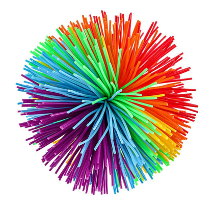 Rainbow Stringy Balls – Sensory Fidget Toys for Kids, Bouncy Party Favors & Outdoor Fun Games