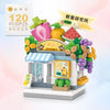 Street View Restaurant and Dessert Coffee Shop Building Blocks – Food House Model Toy for Kids