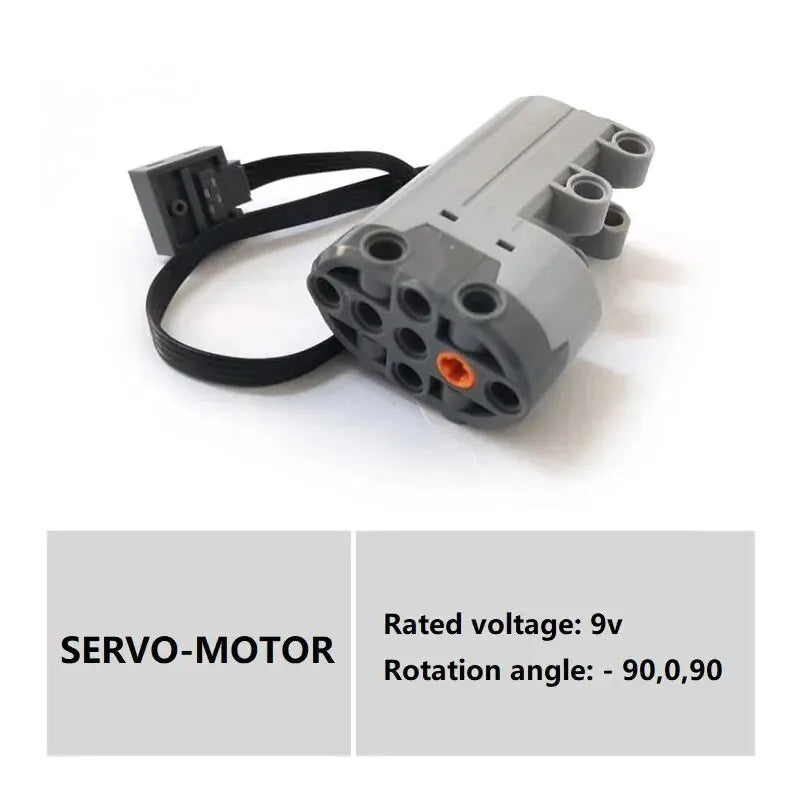 Technical MOC Micro Motor Kit – RC Power Functions Accessories for DIY Car Building Blocks