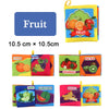 Baby Cloth Book – Intelligence Development Soft Learning and Reading Toy with Rattle for Infants 0–12 Months