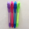 4PCS Luminous UV Light Pens – 2 in 1 Magic Purple Invisible Ink Drawing Pens for Kids Educational Toys
