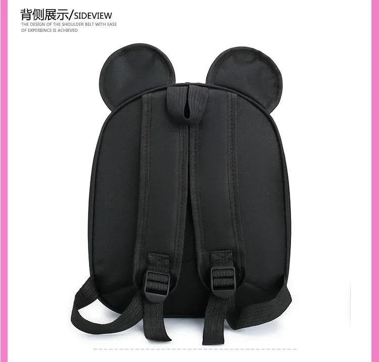 Disney Mickey Mouse & Minnie Children’s School Bag | Cute Cartoon Egg Shell Backpack for Boys & Girls 2-5 Years | Kindergarten Baby Backpack - Kidzy Market