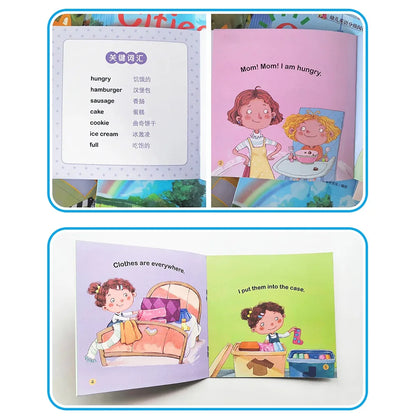 Kids English Word Learning Book Set – 60 Pocket Books for Early Childhood Reading and Montessori Teaching Aids