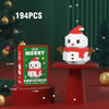 Christmas Micro Building Blocks – Santa Claus & Reindeer Puzzle, Assembling Bricks Table Decoration Toy for Kids