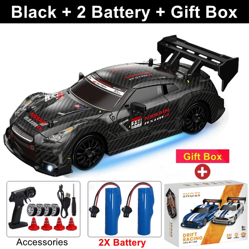 Oike 1:24 Remote Control Drift RC Car with 4WD and 2.4G Radio Control