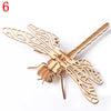 DIY 3D Wooden Butterfly Puzzle for Kids - Educational Craft, Brain Game & Home Decor