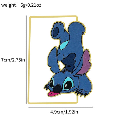 Cute Stitch Bookmark – Disney Fan Gift, Kawaii Book Page Clip for Kids and Friends