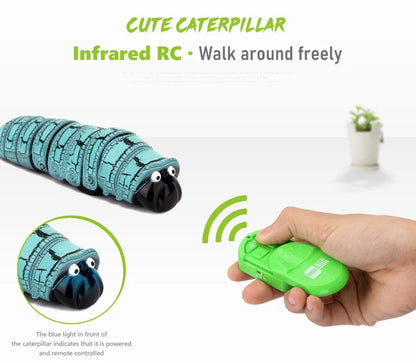 RC Caterpillar Robot Toy – Simulation Remote Control Cute Insect for Kids