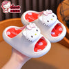 Kawaii Sanrio Parent-Child Cartoon Slippers — Hello Kitty My Melody Cinnamoroll Breathable Soft PVC Non-Slip Summer Slippers for Girls (Sizes 16–21 cm / 6.3–8.3 in)