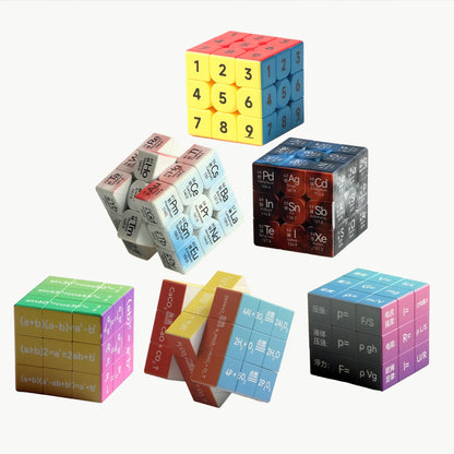 Magic Cube 3x3x3, Cartoon Alien Dollar Graffiti UV, Fun Stress Relief Puzzle, Professional Smooth Speed Game, Children's Toy Gift