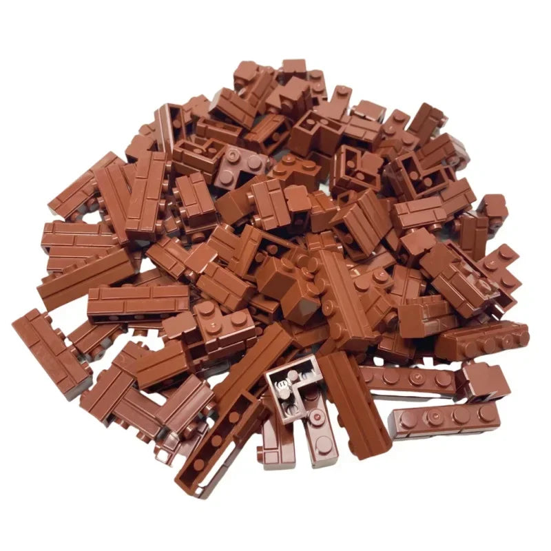 120-Piece City Wall Building Block Set – Castle Construction Model Accessories for Kids